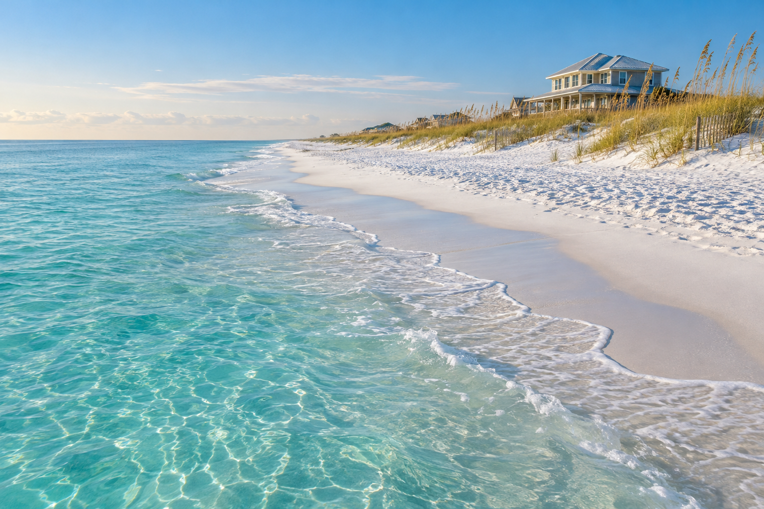 Florida beach scenery in Emerald Coast